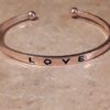 Rose Gold LOVE Bracelet