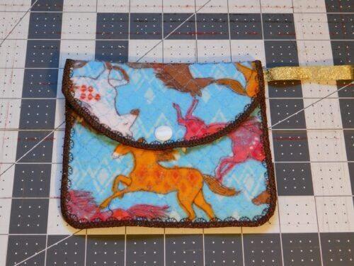 Wild Horses Quilted Bag