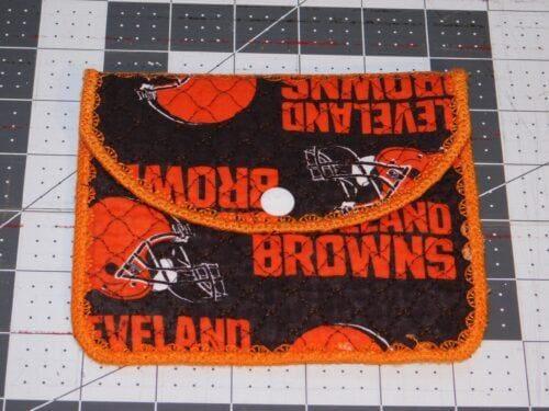 Browns Inspired Quilted Bag