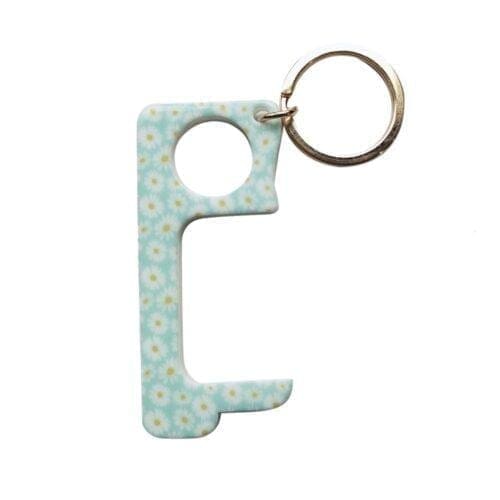 Touchless Hands-Free Door Opener Keychain - DAISIES