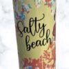 Salty Beach Themed 20 oz Tumbler