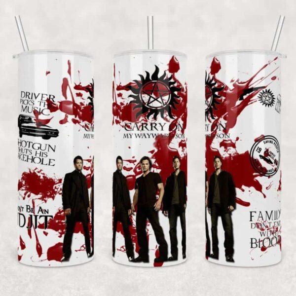 SPN Carry On Themed 20 oz Tumbler