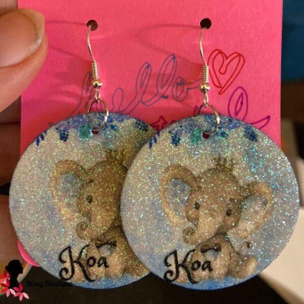 Custom Earrings - Koa