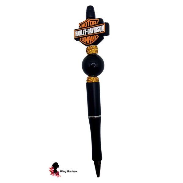 HD Inspired Beaded Pen (Black)