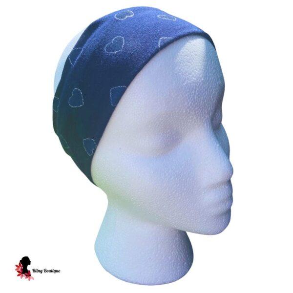 Blue Hearts Headband