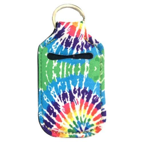 Neoprene Hand Sanitizer Holder for 1.0oz/30ml Bottles - TIE DYE